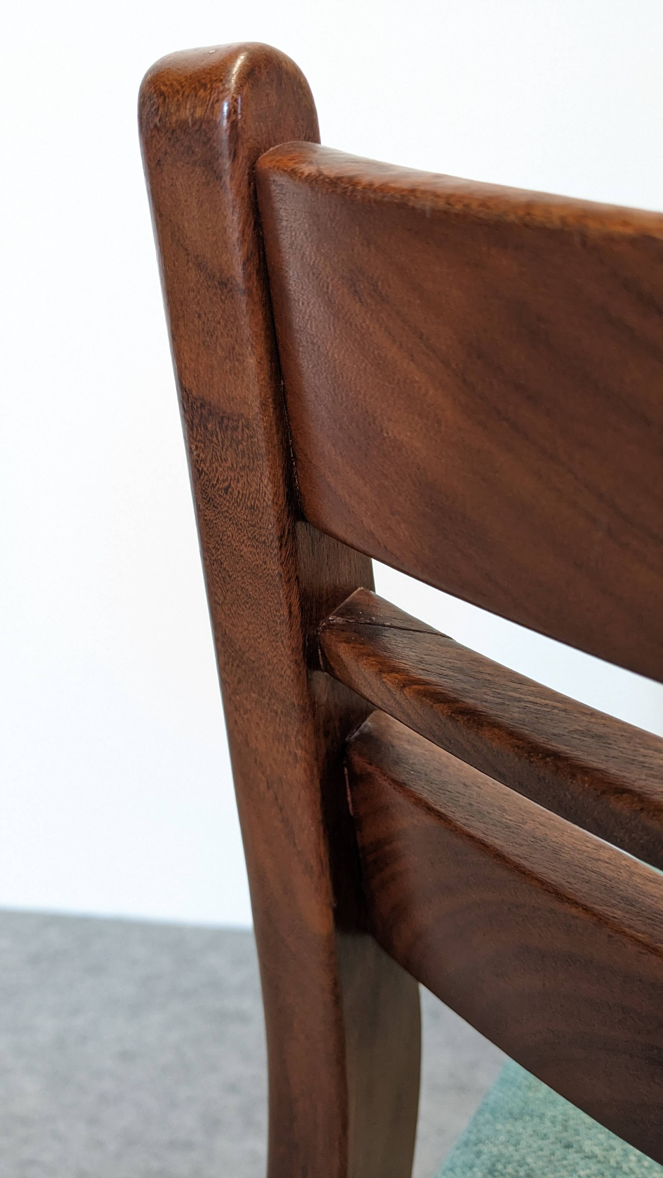 Scandinavian style teak chair, France circa 1970.