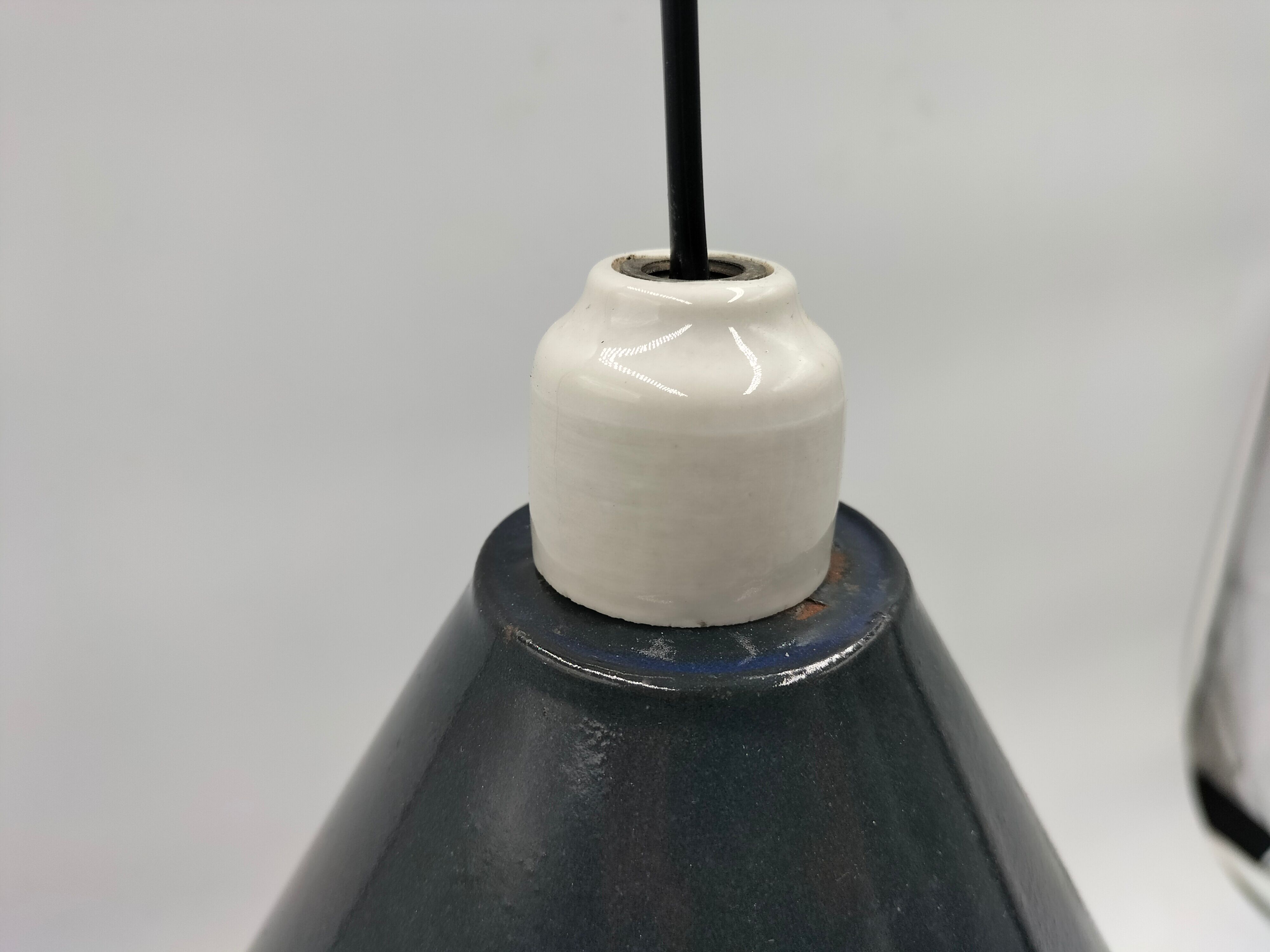 Industrial enamelled cone