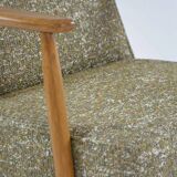 Green mottled Z armchair