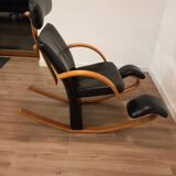 Fauteuil Stokke - chaise à bascule (balance) - années 1980, Norvège