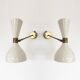 Pair of Italian design wall lights from the 1950s
