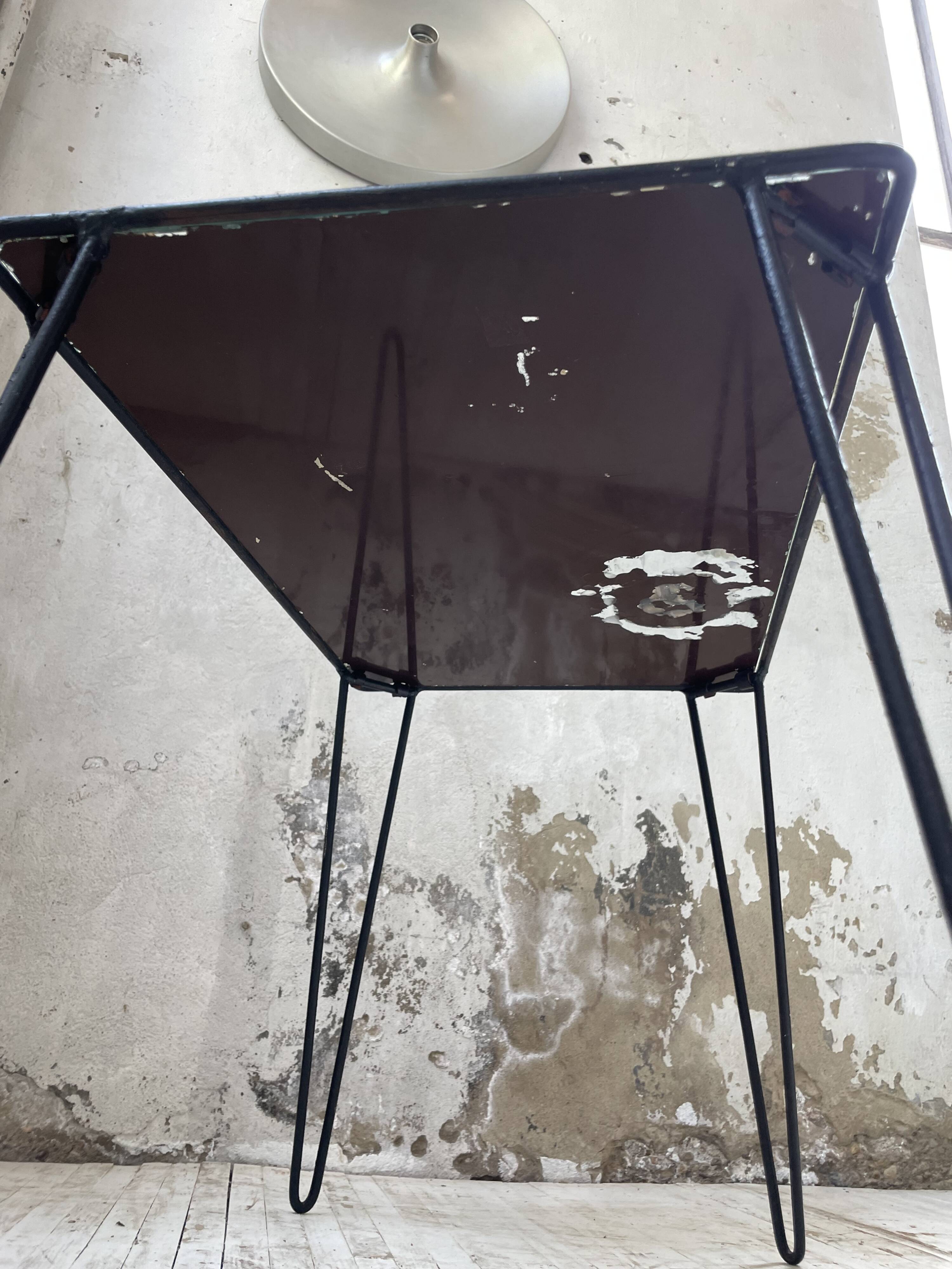 Mirrored coffee table from the 60s