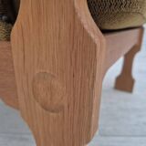 1970s, Danish design, club chair, original very good condition, furniture wool fabric.