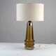 Amber & Clear Glass Table Lamp – Sweden, 1960s/1970s