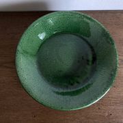 Set of 6 Aegitna glazed earthenware plates 1960