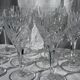 Set of 11 chantilly red wine glasses by saint-louis