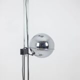 Chromed metal floor lamp. 1970s.