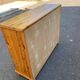 English chest of drawers, solid pine sideboard, 7 drawers and 2 doors