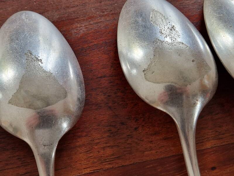 Christofle, Paris - Set of 11 table spoons - Fidélio model