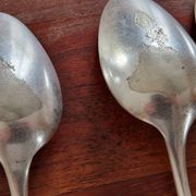 Christofle, Paris - Set of 11 table spoons - Fidélio model