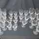 Set of 29 stemmed glasses, flared shape