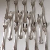 Set of 14 christofle spartour cake forks