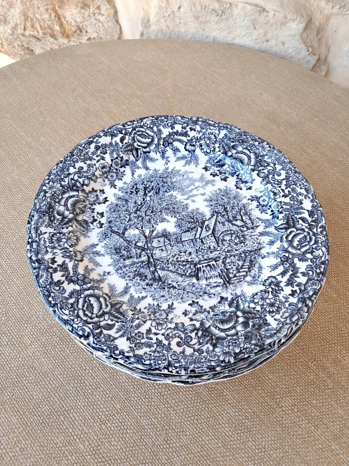 Antique dessert plates