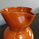 Glazed stoneware decanter