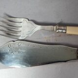 EPNS silver metal fish service, 6 people complete, good condition SB916