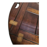 Plateau de service/plateau de majordome/table d'appoint pliable victorienne