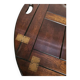 Victorian foldable serving / butler's tray / side table