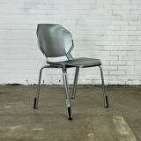 Metal space age stool Fröscher Sitform