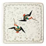 Longwy ceramic “Cyprus” trivet