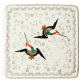 Longwy ceramic “Cyprus” trivet