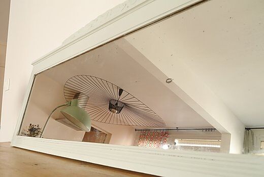 Mirror ancient art deco 117x50cm