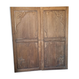 2 antique closet doors