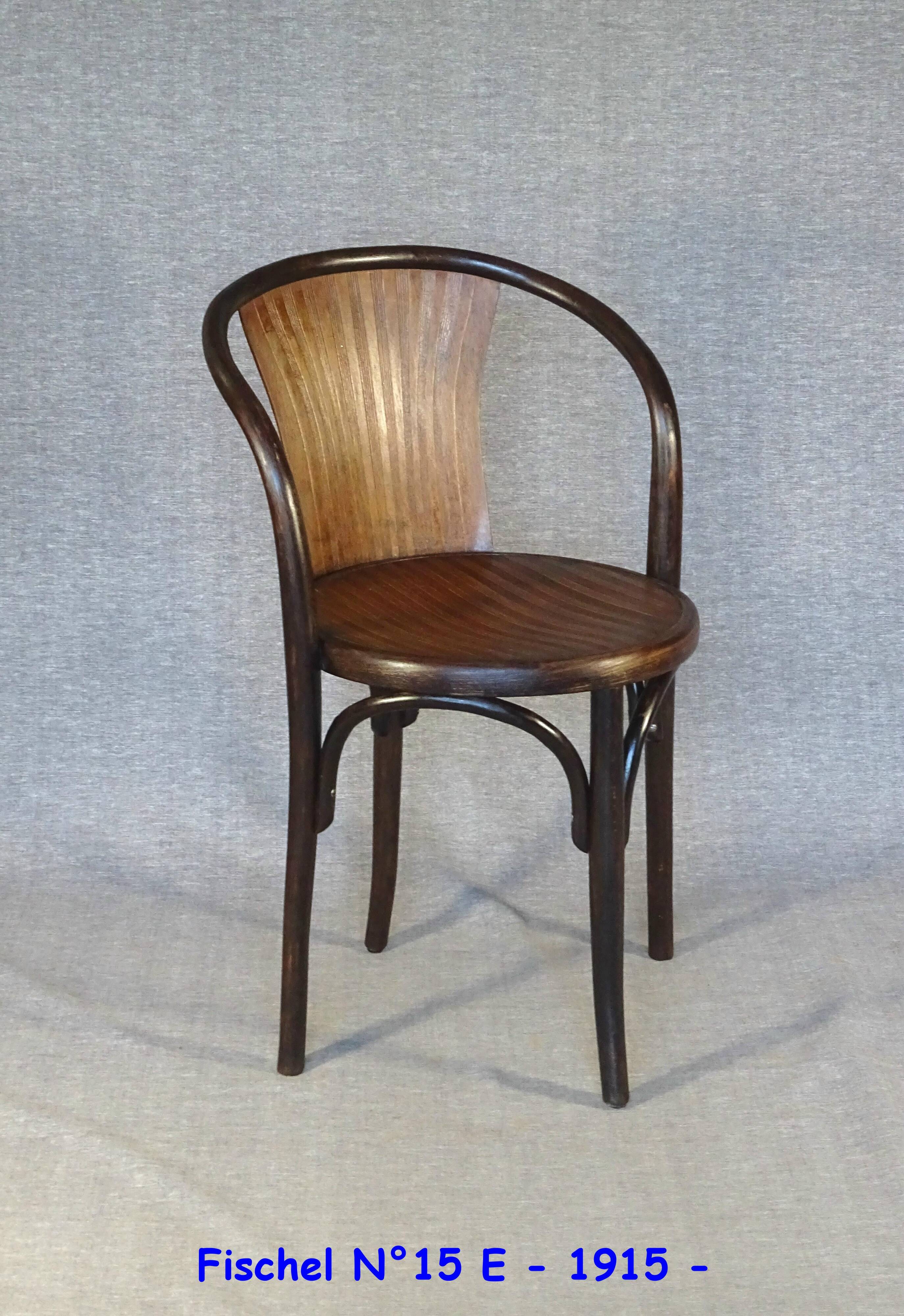 Chaise Fischel N°15E, vers 1915, no Thonet