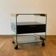 Rolling bedside table by Pierangelo Gallotti 1970