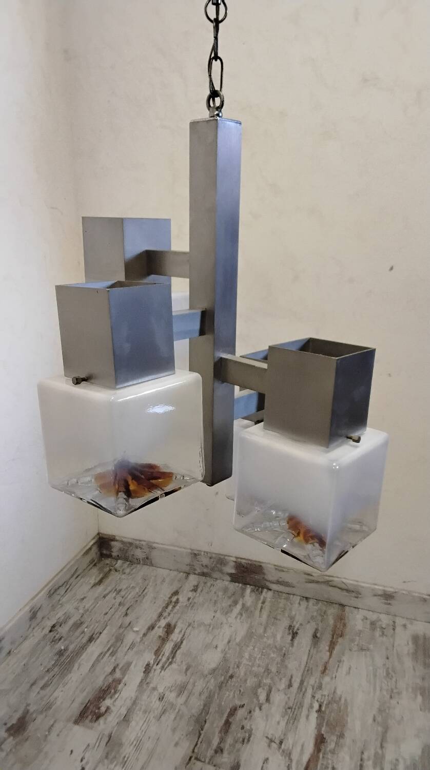 Vintage Cubic Chandelier