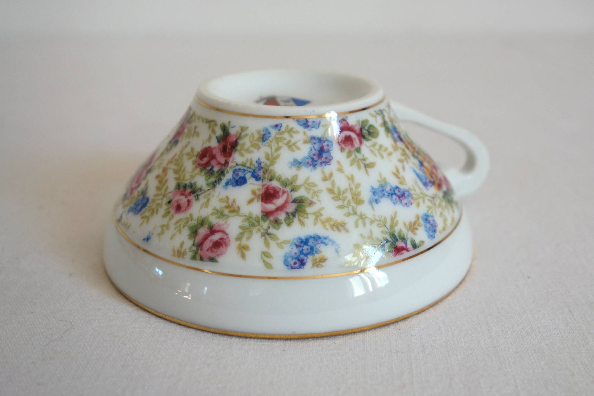 6 old Limoges porcelain tea cups PF France