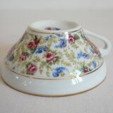 6 old Limoges porcelain tea cups PF France