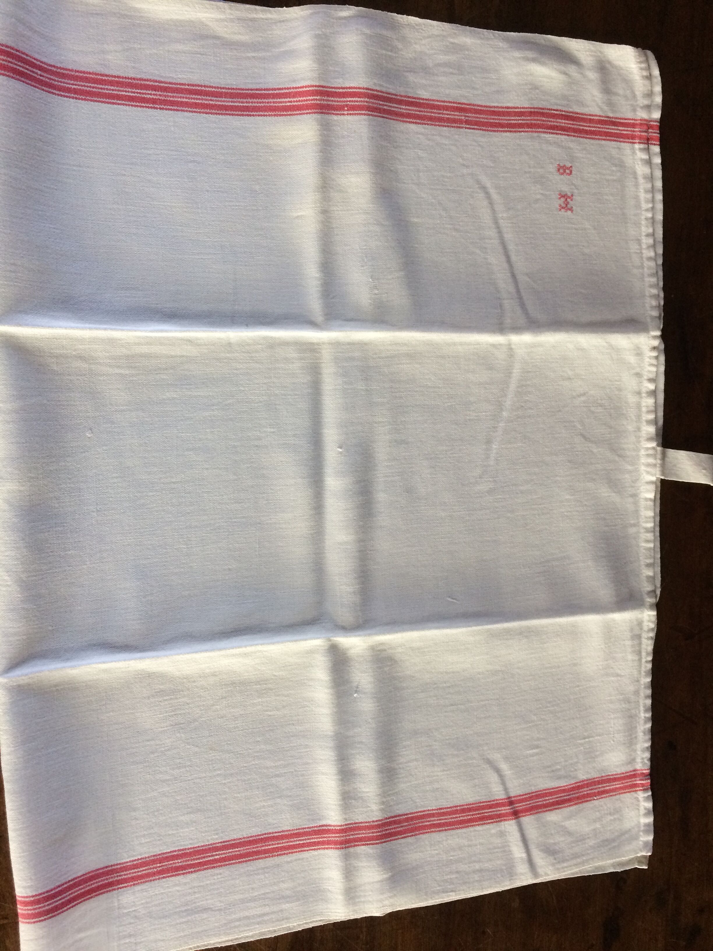 large embroidered old towels