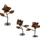 set Gilded Metal wall coat racks 1950s France