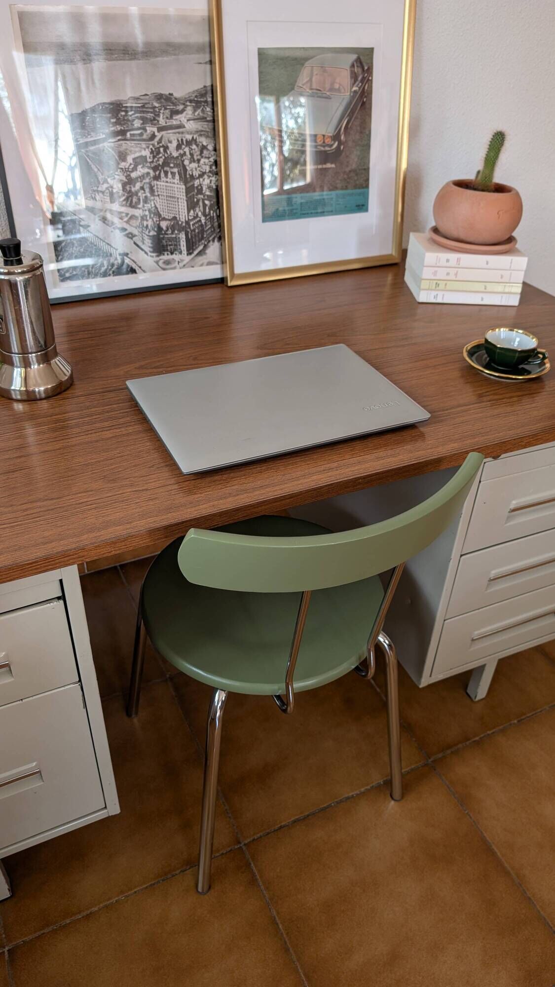Industrial desk sansen from the 1970s.