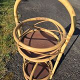 Rattan bottle holder or bottle basket