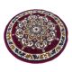 Round oriental rug