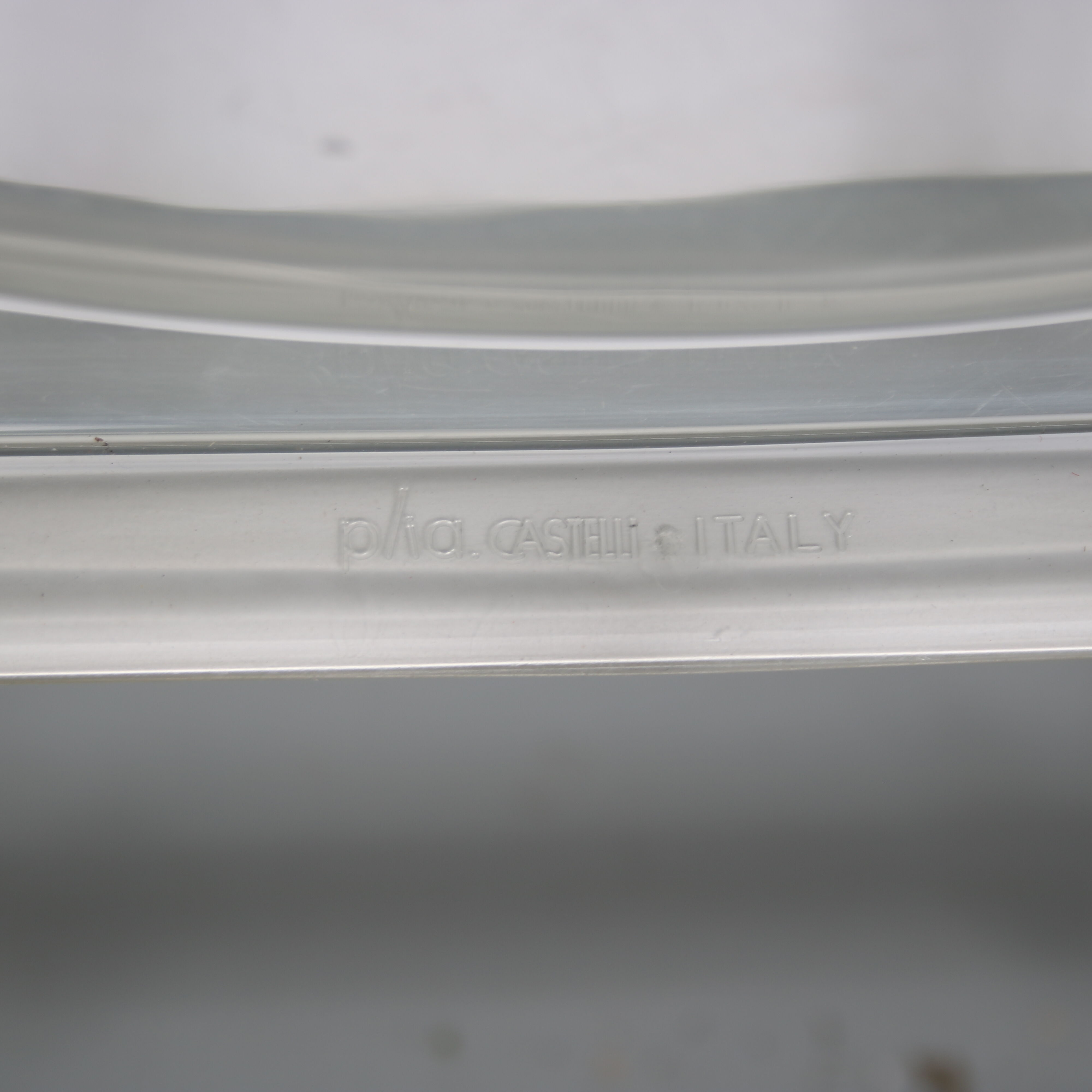 "Plia" folding chair from the 1970s by Giancarlo Piretti for Castelli, Italy.