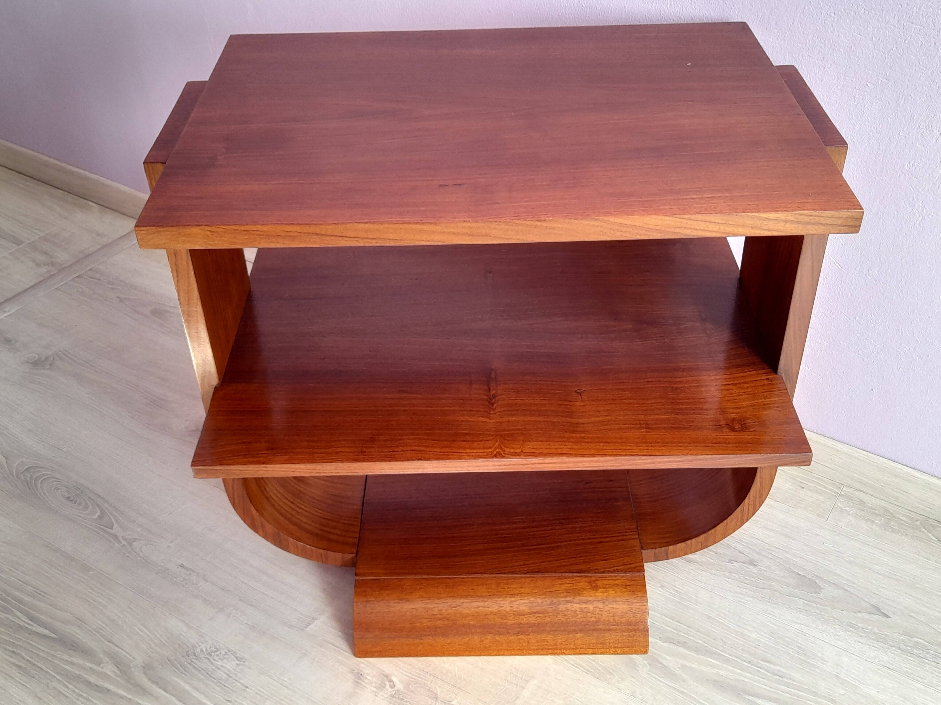 Art Deco period mahogany coffee table