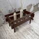 Small modernist oak planter from the 1950s