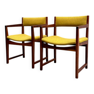 2 fauteuils conçus par Peter Hvidt et Orla Mølgaard Nielsen, pour Søborg Møbelfabrik, Danemark, années 60