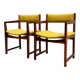 2 armchairs designed by Peter Hvidt and Orla Mølgaard Nielsen, for Søborg Møbelfabrik, Denmark, 1960s