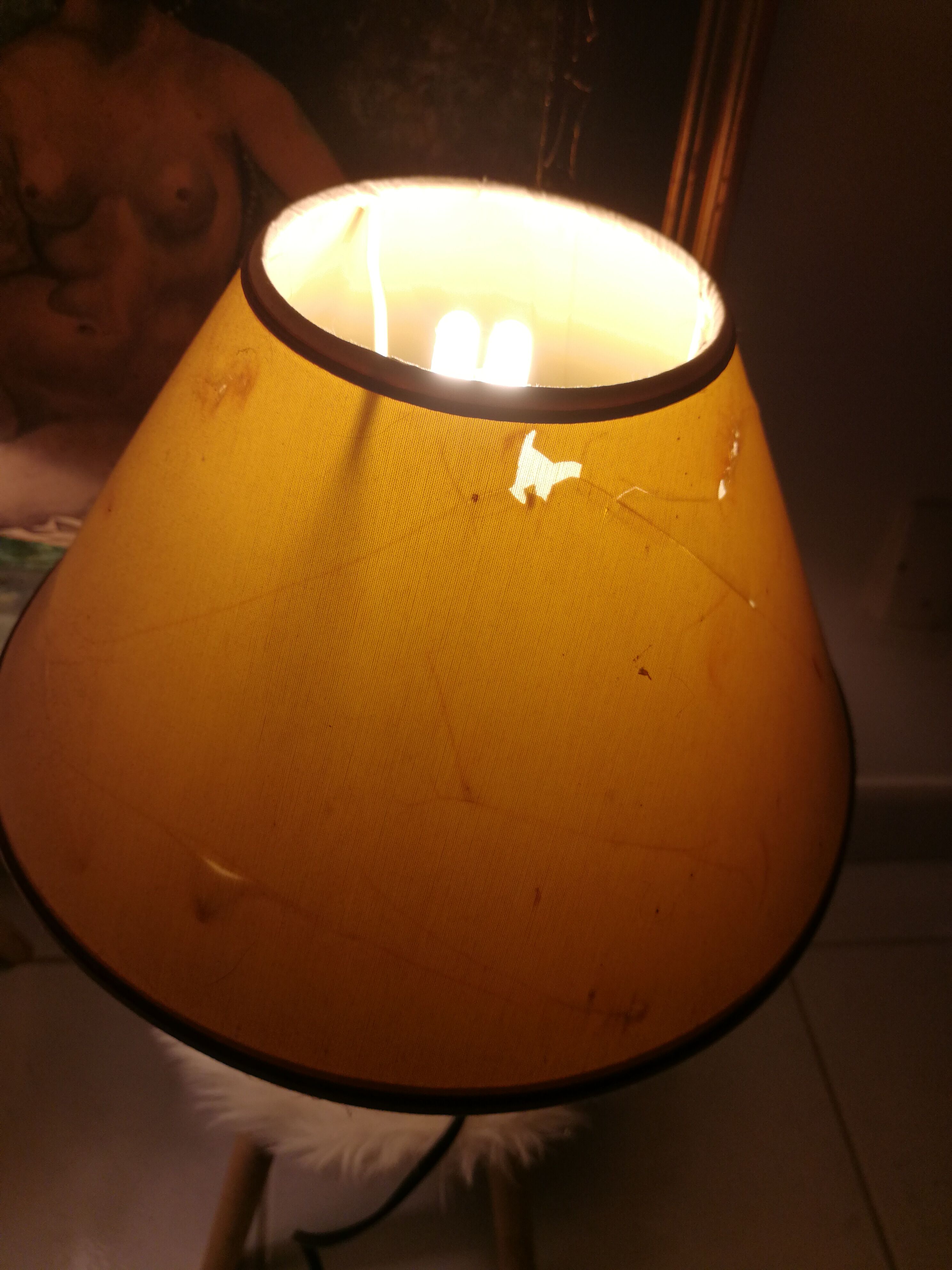 Duo of bedside lamps