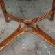 Vintage rattan table