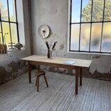 Pine and oak farmhouse table 2m