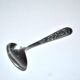 Vintage silver-plated metal porridge spoon, Donald Duck cutlery for children