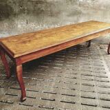 Old table pine dining table 76 x 256 cm