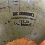 Globe map ancient world 1880 Ernst Schotte