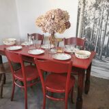 Wooden bistro table