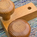 Coat rack with 3 hooks by Guillerme and Chambron