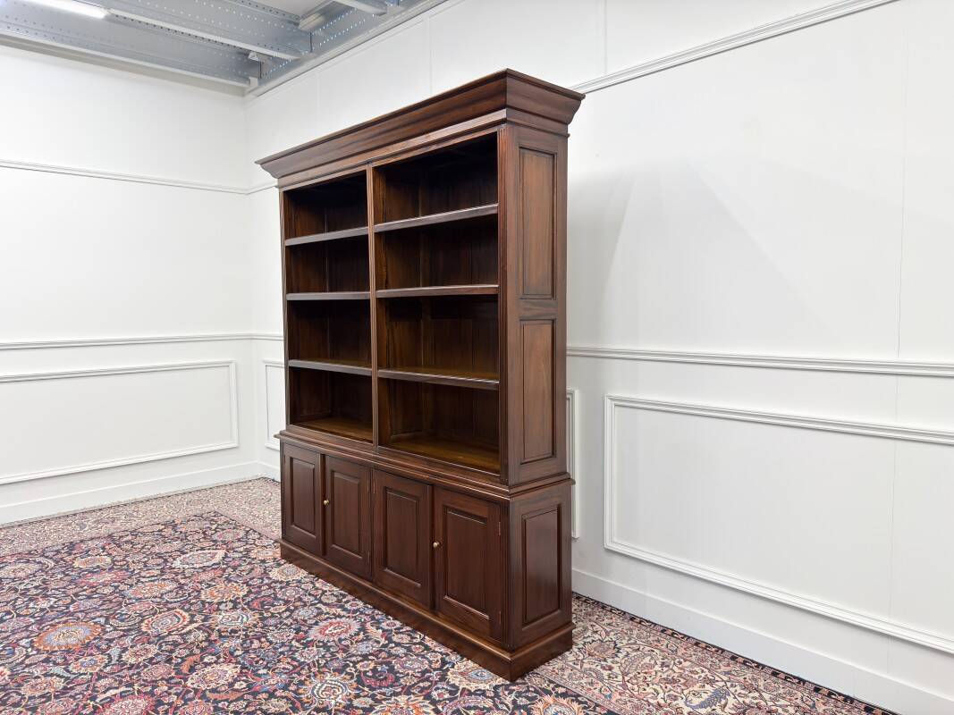 Classic English Semi Open Bookcase